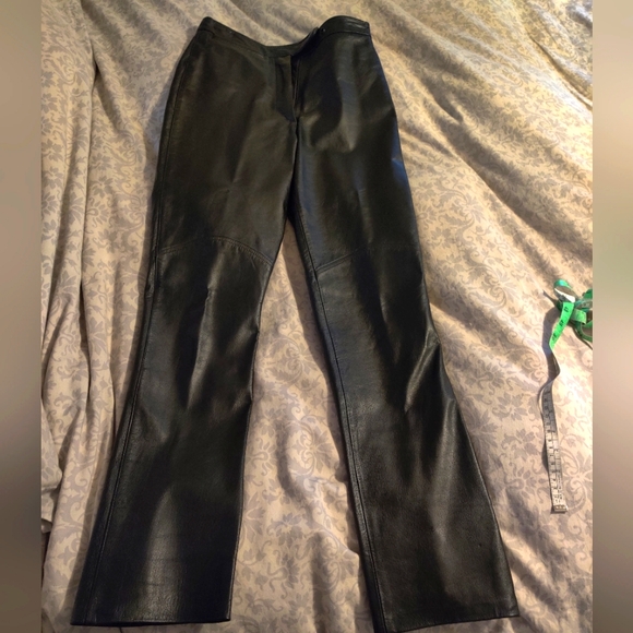 Wilson's size 2 women's black leather pants - Picture 1 of 14